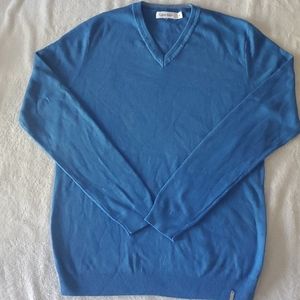 Calvin Klein Pullover V-Neck Sweater Bellflower Bl